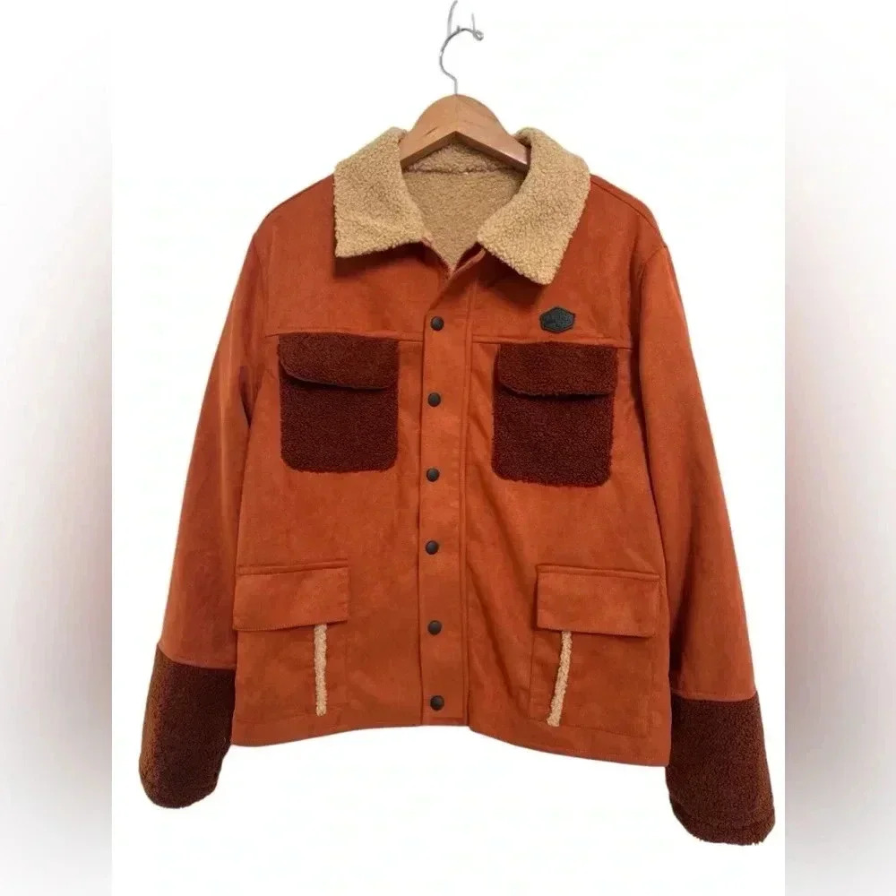 Kimes Ranch Women's Sherpa Button/Zip-Up Tech Fleece Sherpa Fleece Jacket